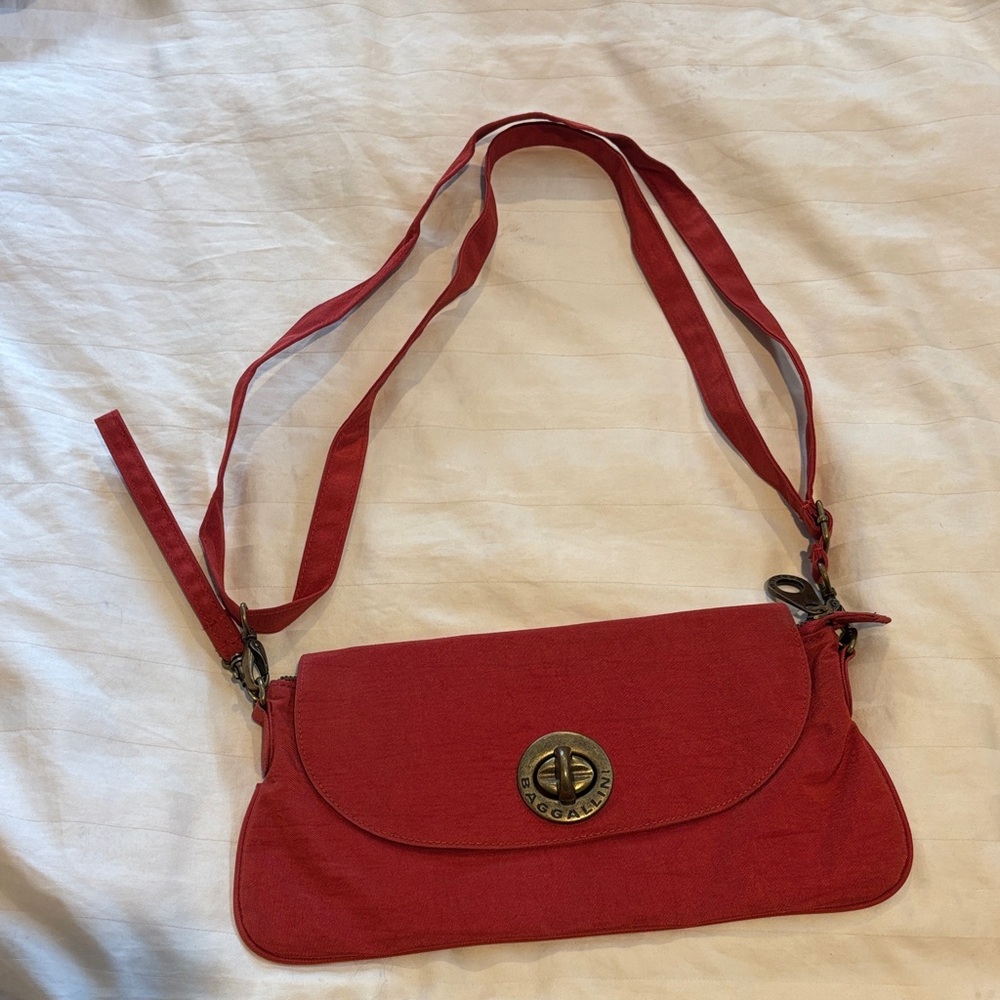 Baggallini Red Shoulder or crossbody  Bag
